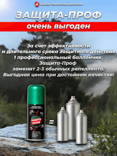 Спрей «Защита Проф» для защиты от насекомых, 25%, 140мл 294d954d4dca5925f5a0ffb30b69e1f9_изображение_2026-04-16_121945306.png